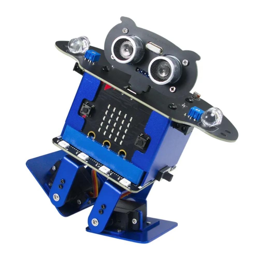Happybot Biped Humanoid Dance Robot Scratch 3 0 Graphical Programming Microbit STEM Educational Toy For Kids