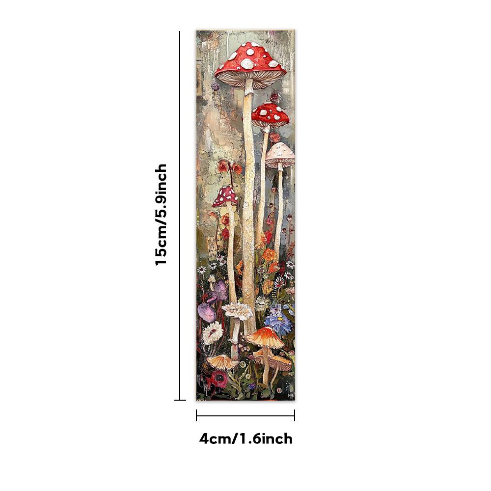 32pcs, Mushroom Forest Bookmarks, suitable for back-to-school season, Christmas, Halloween, teachers, readers, birthdays.