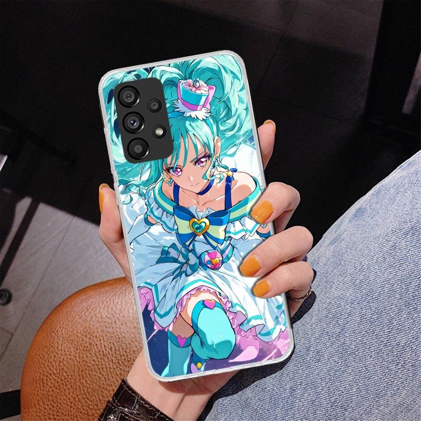Pretty Cure Anime Phone Case For Samsung Galaxy A52 A32 A22 A12 A51 A31 A50S A30S A20S A10S Note 20 Ultra 10 Plus S10 A72 A71 Ga
