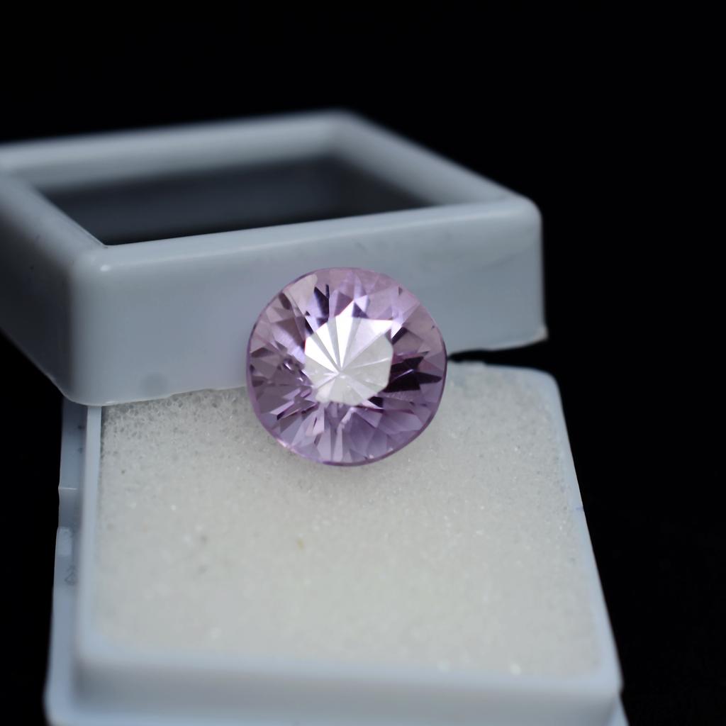 Natural Pink Sapphire Loose Gemstone Round Cut 7.60 Ct Sri Lanka September Birthday Birthstone