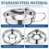 3 Packs Stainless Steel Canning Funnels with Strainer Wide Mouth Jar Funnels Kitchen Gadgets for Jam Oil Spice Sugar Flour