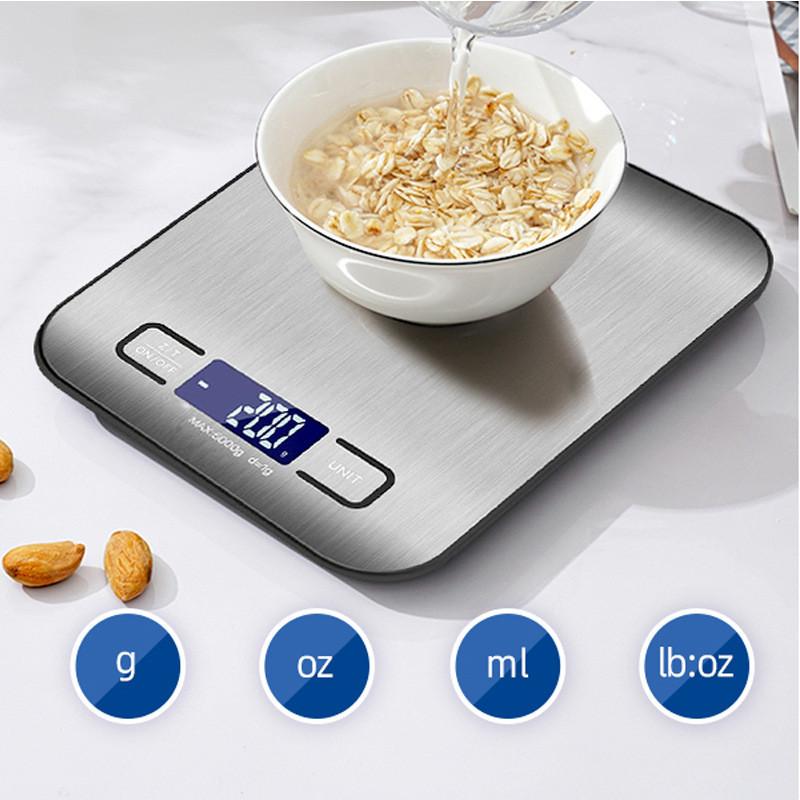 Electronic Kitchen Scale With Auto Shutoff And Overload Protection For Baking And Coffee Use