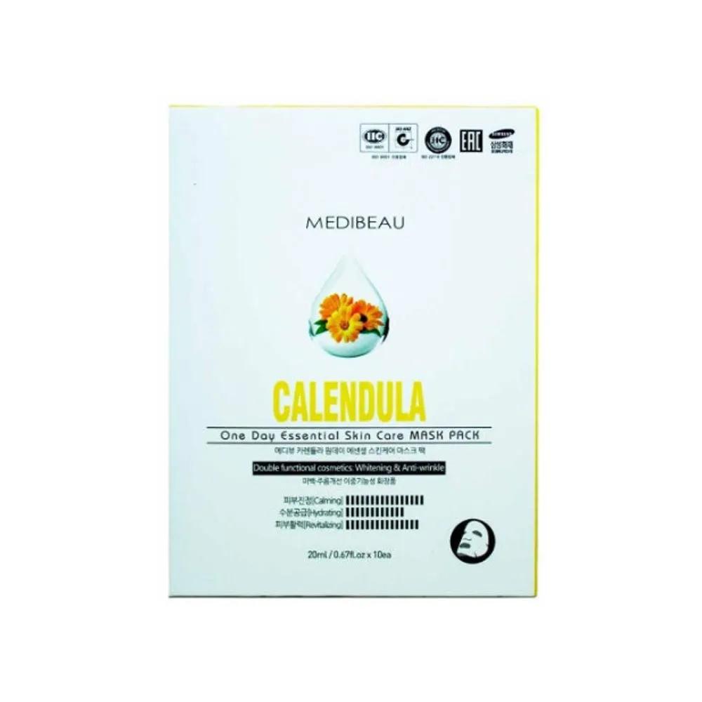 MEDIBEAU One Day Essential Skincare Mask Pack 20ml - Calendula 10 Sheets