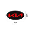 RXEC6 Car Interior Stickers Decoration Accessories For Kia rio ceed sportage cerato soul Car Steering Wheel Center Sticker