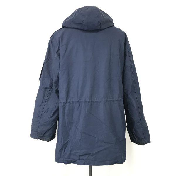 HOUSTON USAF Parka Coat Mods Coat Outer Jacket Men's L Navy(USED)