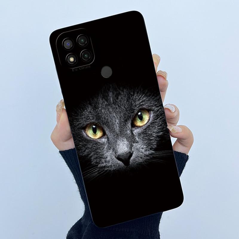 Fashion Simplicity Phone Case For Xiaomi Redmi 9C NFC Soft Liquid Silicone Fundas Redmi9C Redmi 9 C Camera Protection Cover Case
