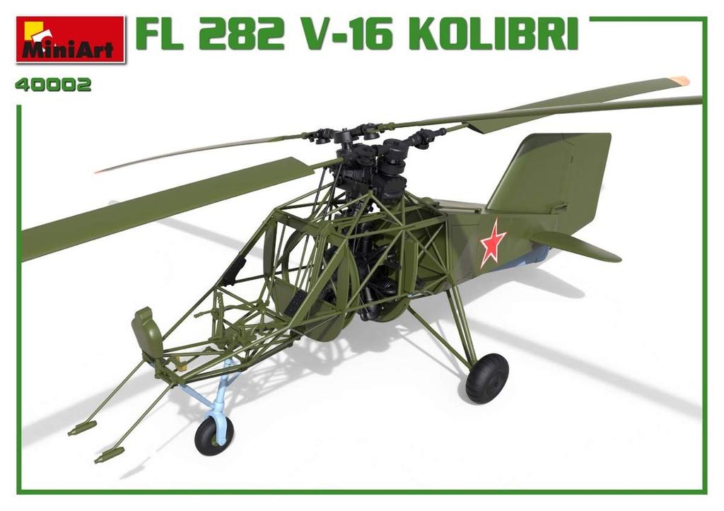 MiniArt German Army FL282 Colibri Plastic Model MA41002 1/35 V-16