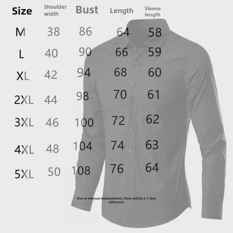 Heren Slim Fit Lange Mouwen Overhemd - Effen Kleur, Koreaanse Stijl