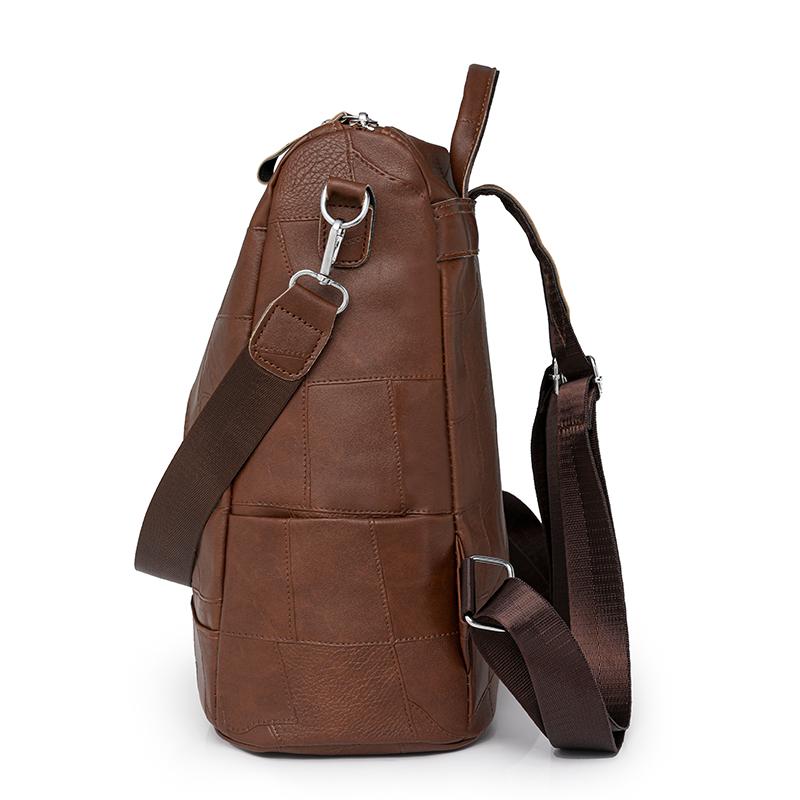 Retro Women's Backpack Large Capacity Commuter Backpack Multi-functional Foreign Portable Shoulder Bag