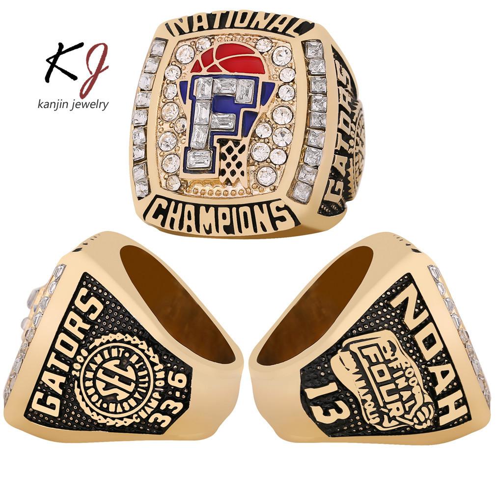 2007 University of Florida Gators Championship Ring NCAA Basketball Fan Collection Replica Commemorative Ring