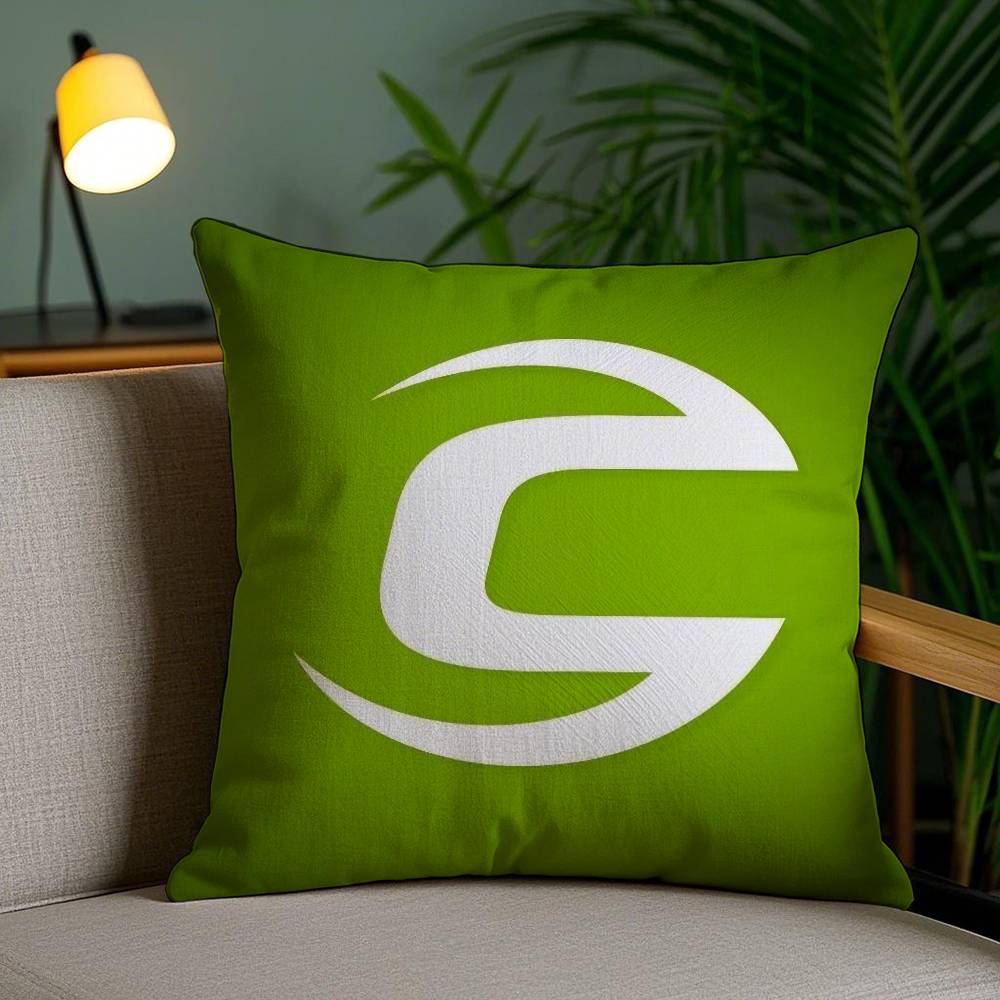 Brand C-C-Cannondaless Pillow Case Sofa Short Plush Double-Sided Hd Printing Room Home Office Gift Cushion Cover