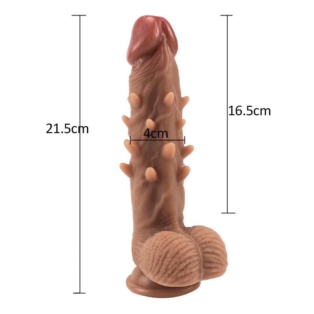 Nové evropské a americké tlusté dildo tekuté silikonové simulace samice hřebčína falusová masturbační hračka