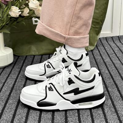 Air Cushion Sneakers Men's Spring New Versatile White Board Shoes Thick Sole Heightening Little White Shoes Men Ins Tide