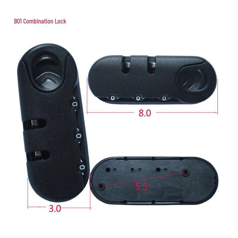 

Round Suitcase Combination Lock Buckle Repair Accessory