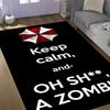Resident Evil: Regenschirm Horror Teppich Design für Studentenwohnheim Küche Spielzimmer Balkon Rutschfester Teppich Büros Dekorieren Geschenk für Festivals
