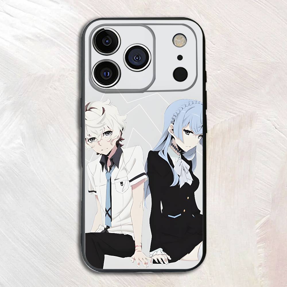 Anime K-Kattie N-Noriko Black Phone Case For IPhone 17 16 15 14 13 12 13 12 11 Pro Max Plus XS XR Silicone Soft Back Cover
