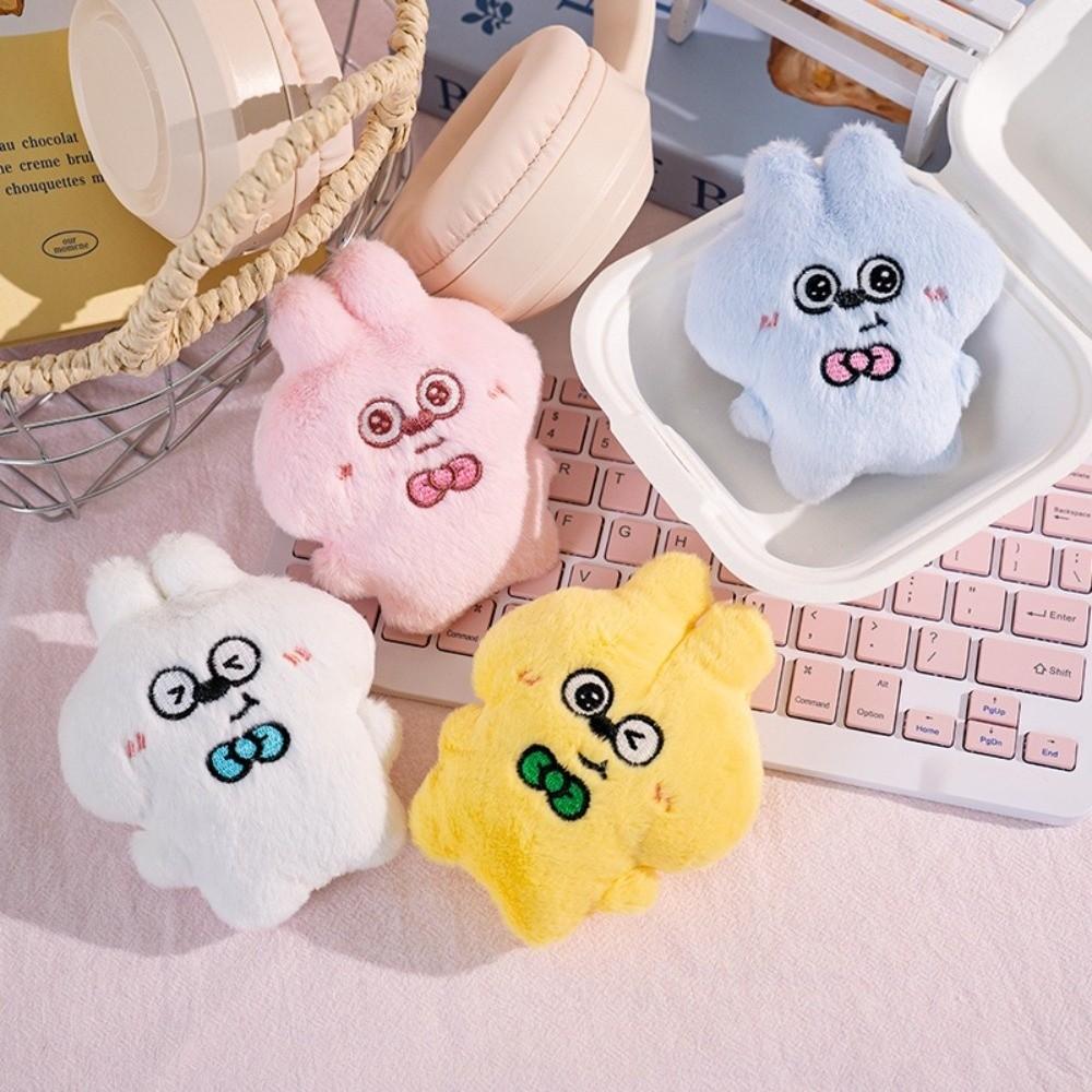 Key Ring Squeezing Keychain Friendship Rabbit Pendant Cute Plush Rabbit Keychain  Bag Decor
