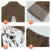 Boys Chinese Style Suit Set Bamboo Print Blazer Vest Pants Shirt for Wedding Birthday Party Photoshoot Kids School Formal Outfit