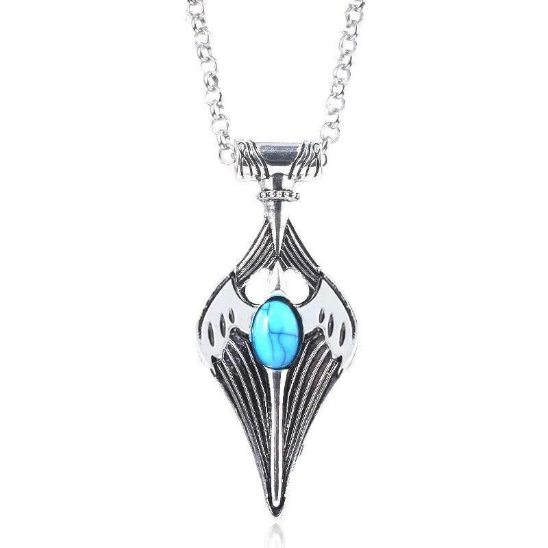 Game The Elder Scrolls 5 Skyrim Necklaces Amulet of Mara Dark Brotherhood Metal Necklace Cosplay Jewelry Gift