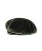 Bajal Va Square Studded Octagon Velvet Beret Khaki