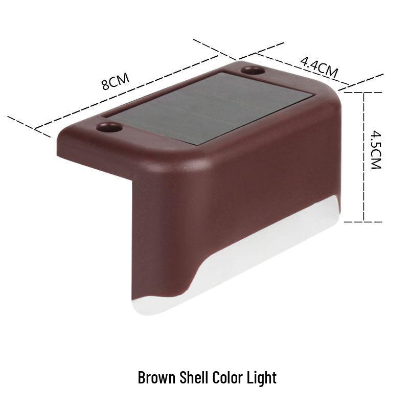 Waterproof Solar LED Stair and Fence Lights for Outdoor Use