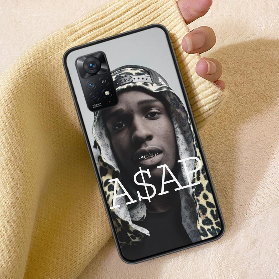 A-A$AP R-Rocky Rapper Phone Case For Redmi Note 13 14 15 Pro Plus 12 13C 12C 15C 9 10 10C 9T 9C 9A TPU Soft Cover Clear Cell Cas