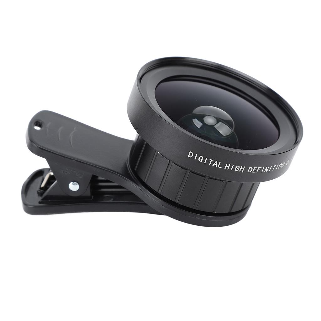 2 in 1 Phone Camera Lens Kit 0.45X Wide Angle 12.5X Macro Universal Clip On Cell Phone Lens for Street Photography Landscape Selfies