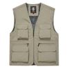 New Men's Multi-pocket Outdoor Casual Photography Fishing Vest Large Size Waistcoat