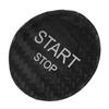 Engine Start Stop Button Switch Cover Carbon Fiber Ignition Starter Switch Sticker Replacement for Peugeot 408 308S 508