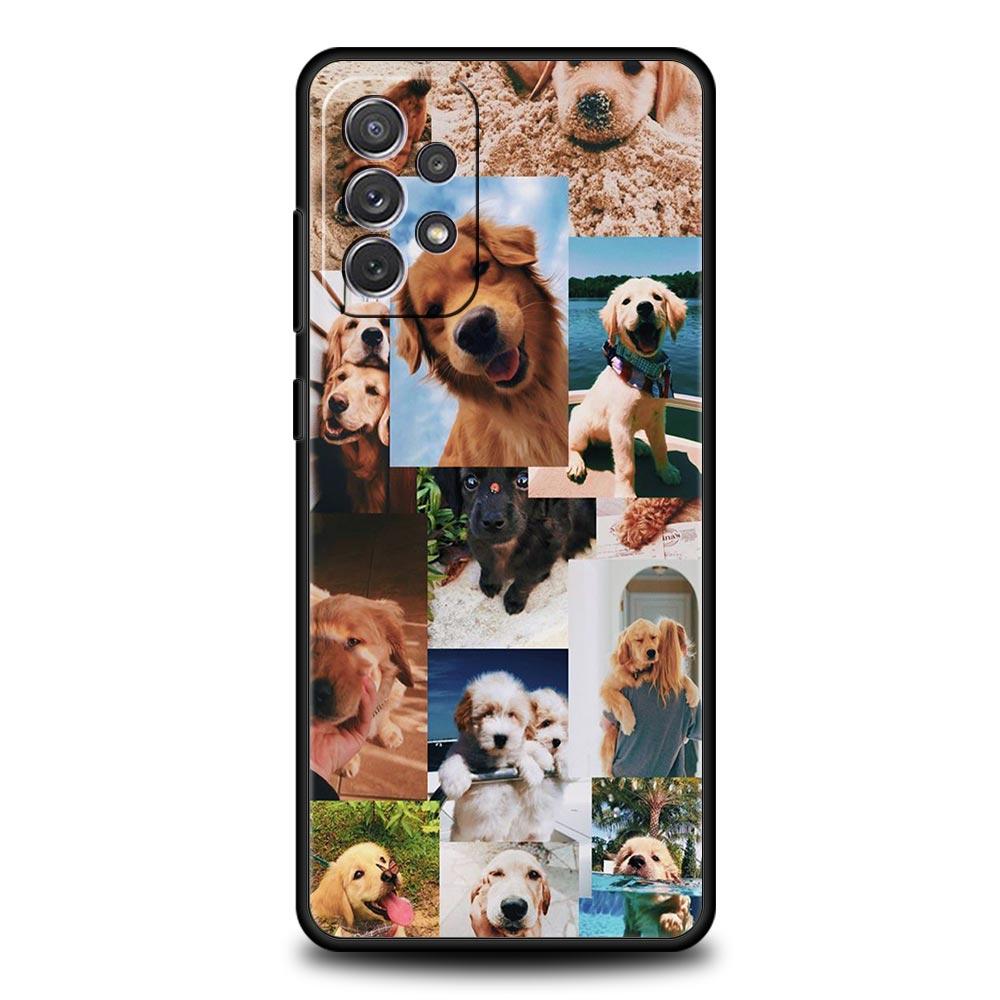 Custodia Telefono Amico Golden Retriever per Samsung Galaxy A51 A71 A21S A12 A11 A31 A52 A41 A32 A01 A23 A33 A53 A73 A03S A13 5G Cover