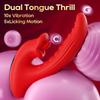 Octopus Clitoral Vibrator with LCD Display and Insertable Massage Stick