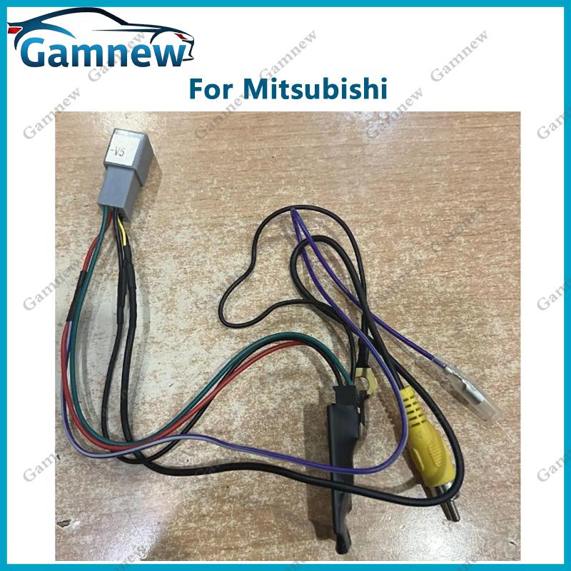 

8-контактный автомобильный адаптер видеовыхода камеры заднего вида, проводка для видеовыхода оригинальной заводской камеры Mitsubishi 1pcs