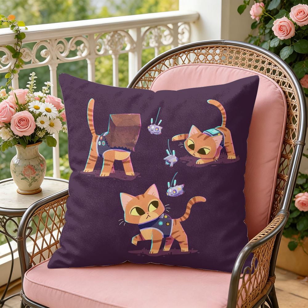 Game SStray Cushion Cover Soft Plush Throw Pillow Cover  DoubleSided Decorative Cushion Case  Sofa Bedroom Home Decor