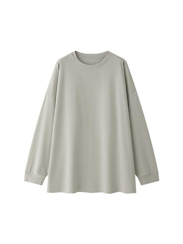 Women's Early Spring Oversized Long Sleeve Lightweight T-Shirt