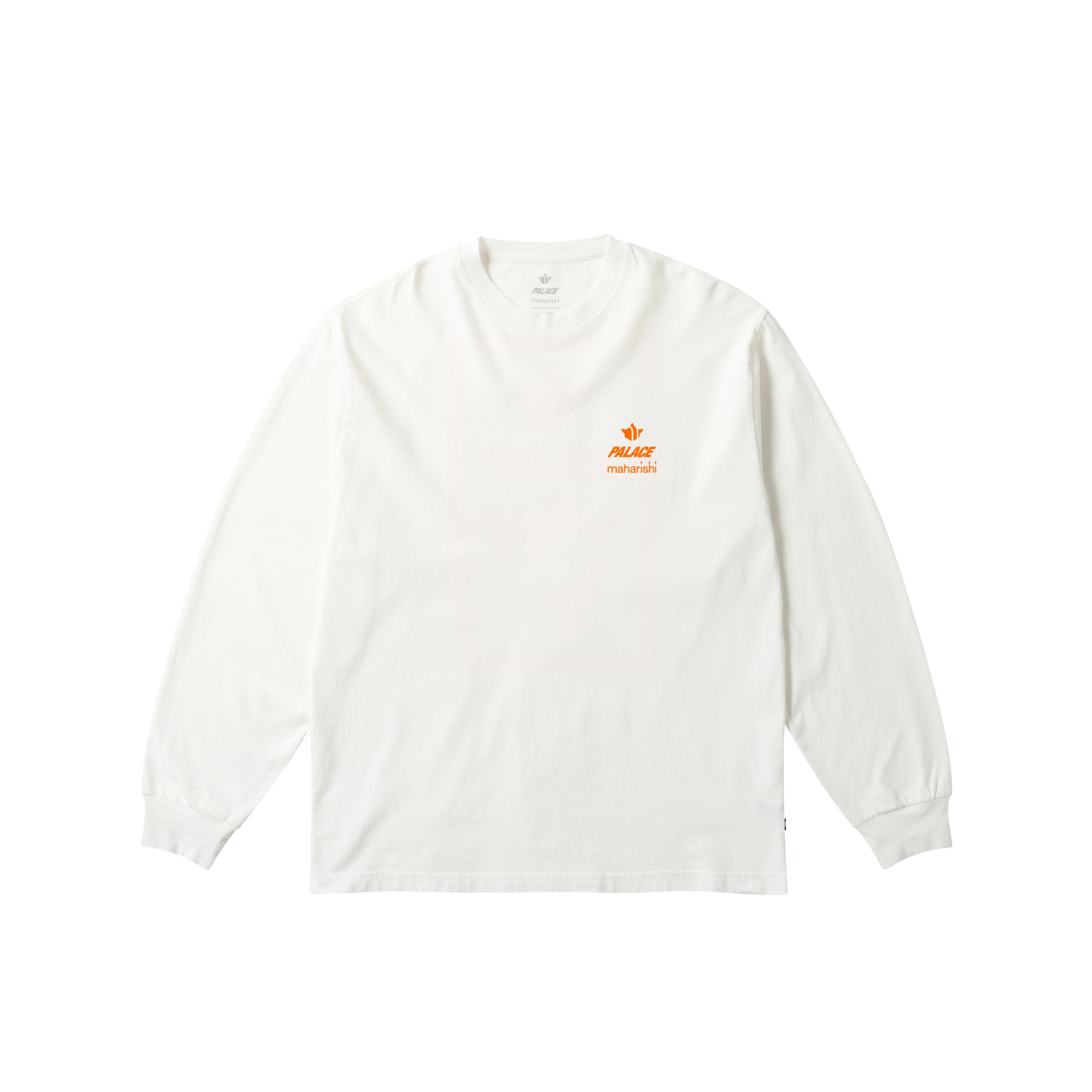 

Palace Белый унисекс-топ с длинными рукавами X Maharishi Shaolin Tag P28MHES001 XL