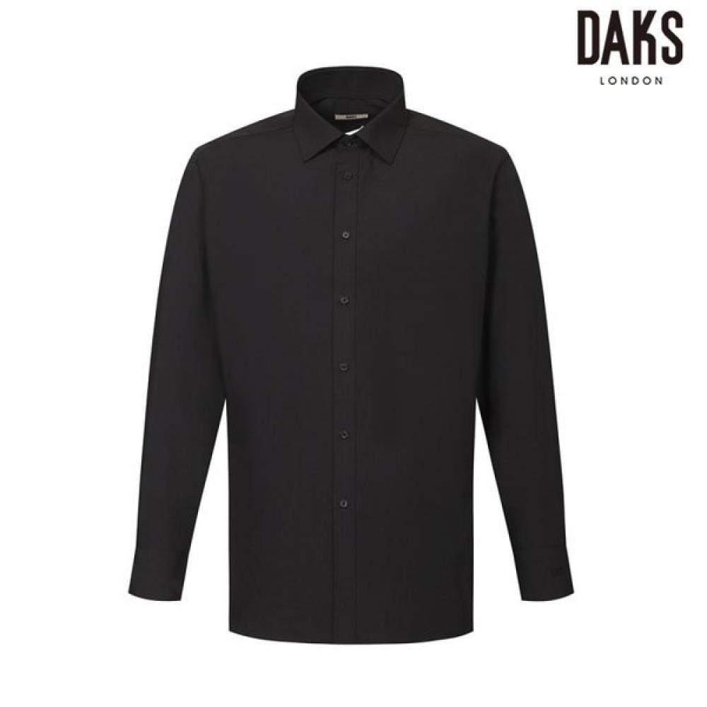 

DakS Men S 100 polyeSter No Care Solid Regular Fit dreSS Shirt dmS1Shdl105k1 blacks/95