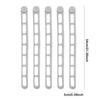 5Pcs Reusable Silicone Binding Strap Adjustable Lunch Box Lid Fixing Band Multi Purpose Elastic Strap For Kitchen Travel Outdoor