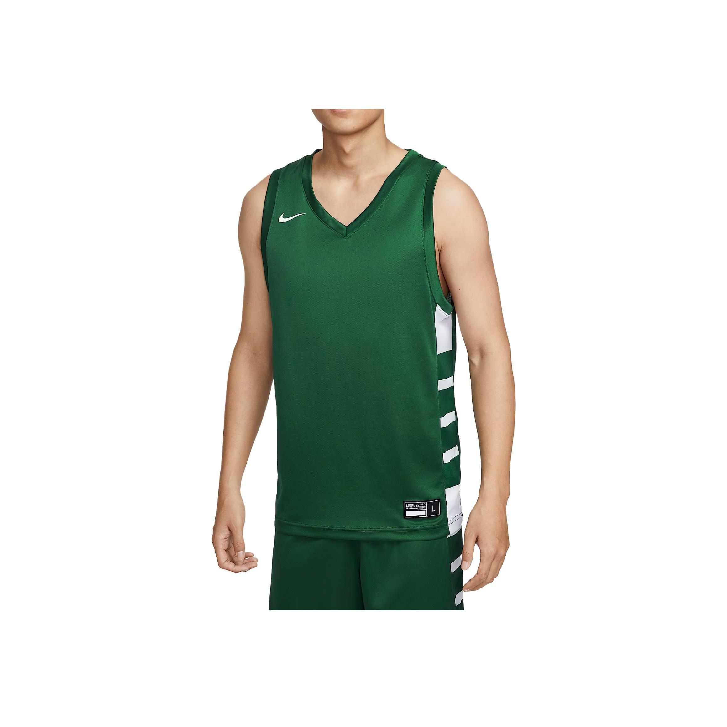 

Nike Dri-Fit Elite Power Comfortable Stylish Simple Breathable Basketball Vest Men tops Dark-Team-Green IM9813-308 XS