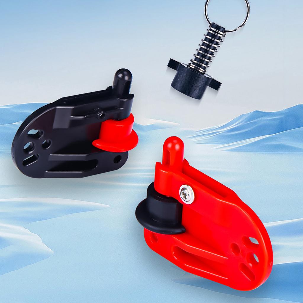 6Pcs Heavy Tension Snap Release Clip Fishing In-line Side Clip Fishing Accessory Planer Board Release Clips
