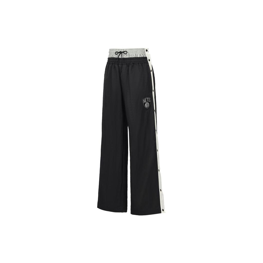 Nike Ambush X NBA Nets Double Waist Snap Button Loose Sports Pants