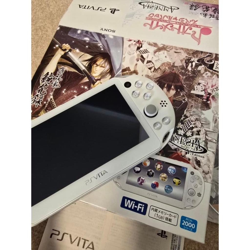 Used PS Vita PCH-2000 Main Unit White Otomate Special Pack