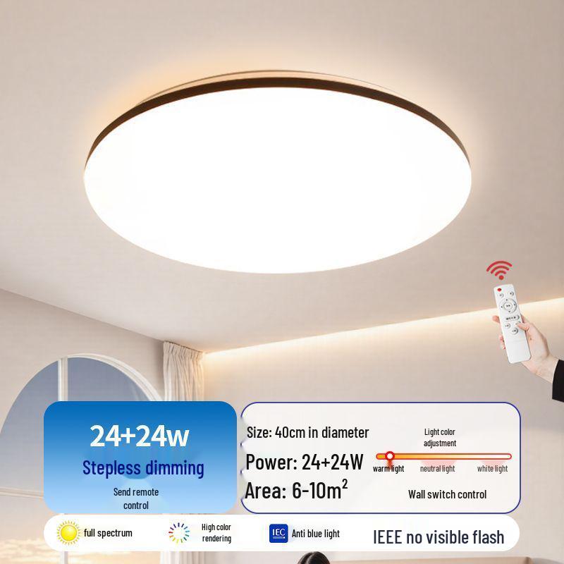 2025 Modern Minimalist LED Ceiling Light for Living Room, Bedroom, Study & Balcony - Super Bright