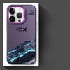 Case for iPhone 17 Pro Max 15 12 Pro 13 16 Air 11 14 Plus Phone Cover Scenic Airplane Mountain