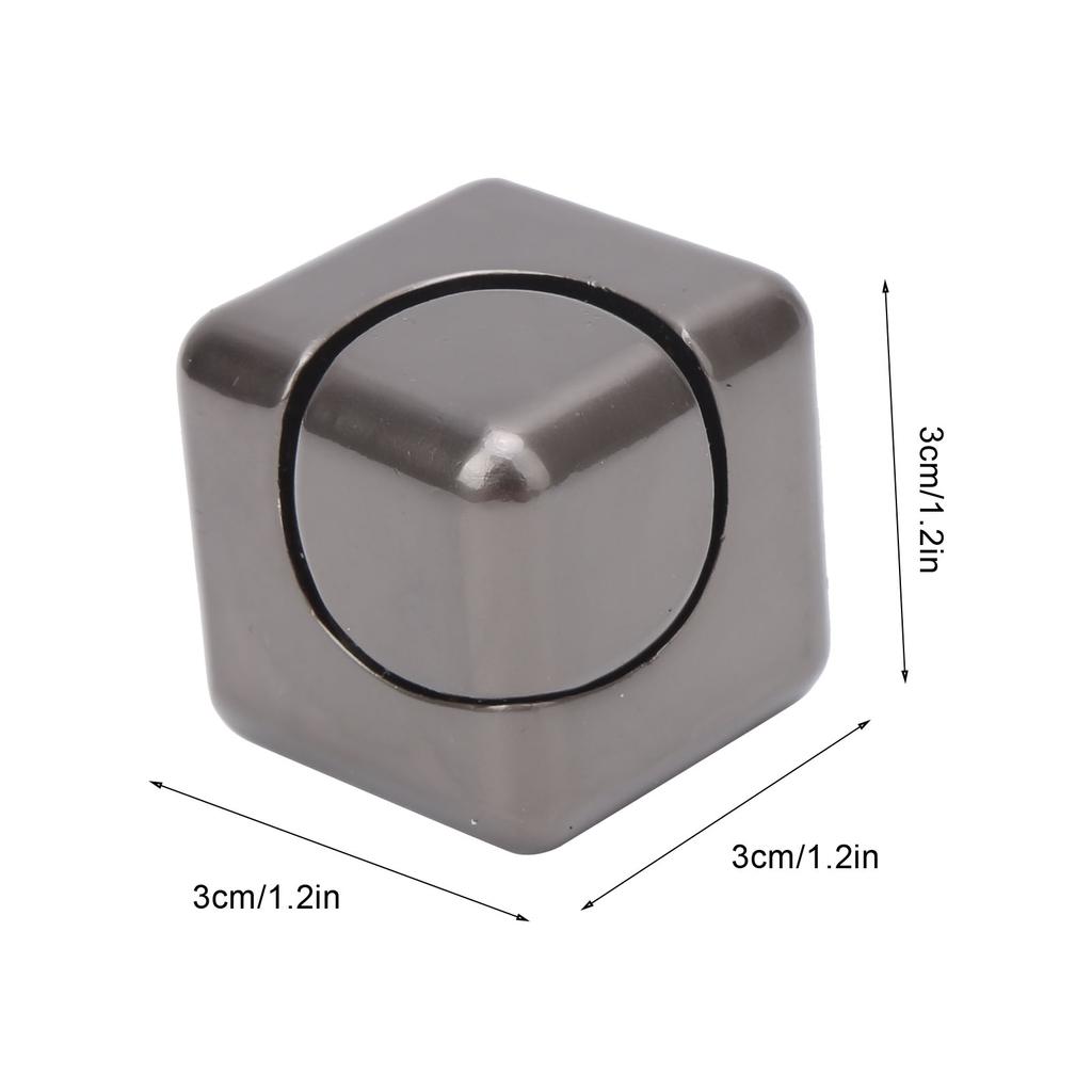 Aluminum Alloy Stress Anxiety Relief Fingertip Toy Decompression Rotation Toy Gift(Multi Color )
