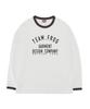 OUTSIDE FROG Team.Frog Long Sleeve Ringer Tee (Off-White)