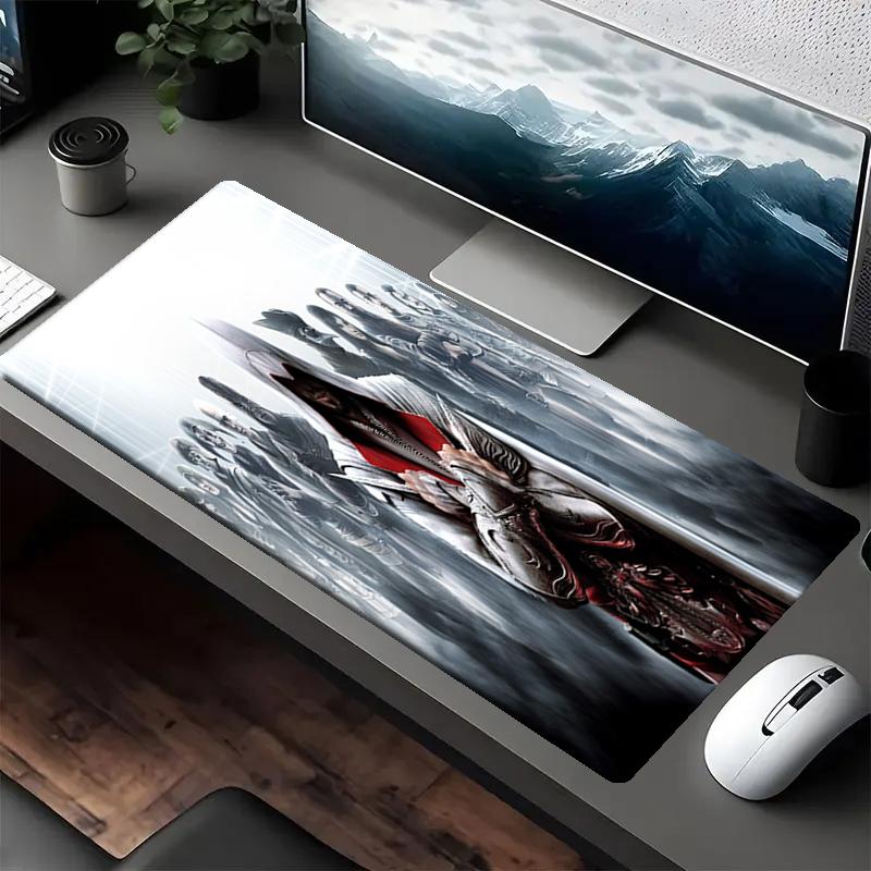 Assassin's Creed Theme Mouse Pad, Non Slip Rubber Base, Multifunctional Office & Home Decor, Perfect for Workspace Personalization.