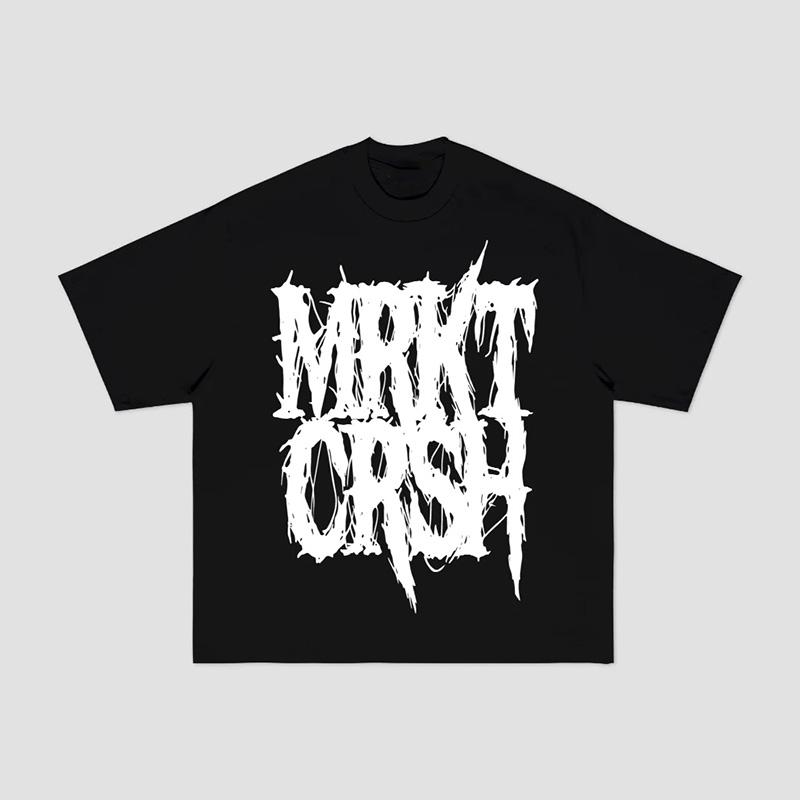 

Y2K Cotton Tshirt Rock Goth Hip Hop Retro Short Sleeve Tshirt Harajuku Graphic Print Unique Summer Cool ONeck Pure cotton Tee 4XL