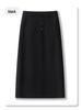 Petite Women's High-Waisted Midi Skirt - 2025 Spring/Autumn Straight Suit Bodycon Style