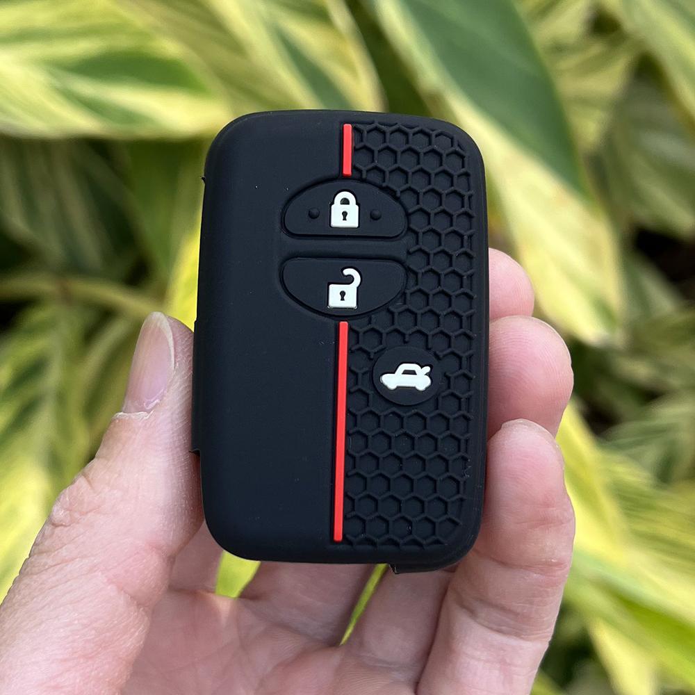 Silicone Car Fob Key Case Holder Cover Shell for Toyota Camry Prius Land Cruiser Prado 150 Crown for Subaru Foreste XV Remote
