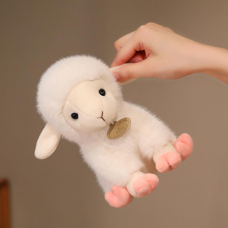 11/17/23cm Soft Sheep Plush Sitting Pose Bag Decro Cute Pendent Huggable Lovely Pillow Gifts For Friends